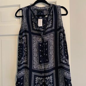 Banana Republic Bandana Print Tank